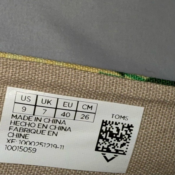 Toms Yellow and Pink Floral Espadrilles - Picture 6 of 6